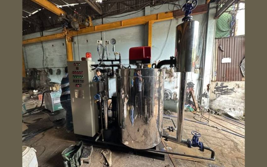 lò hơi đốt dầu