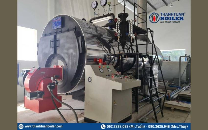 lò hơi đốt dầu